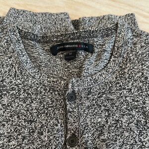 John Varvatos Men's Black Sweater